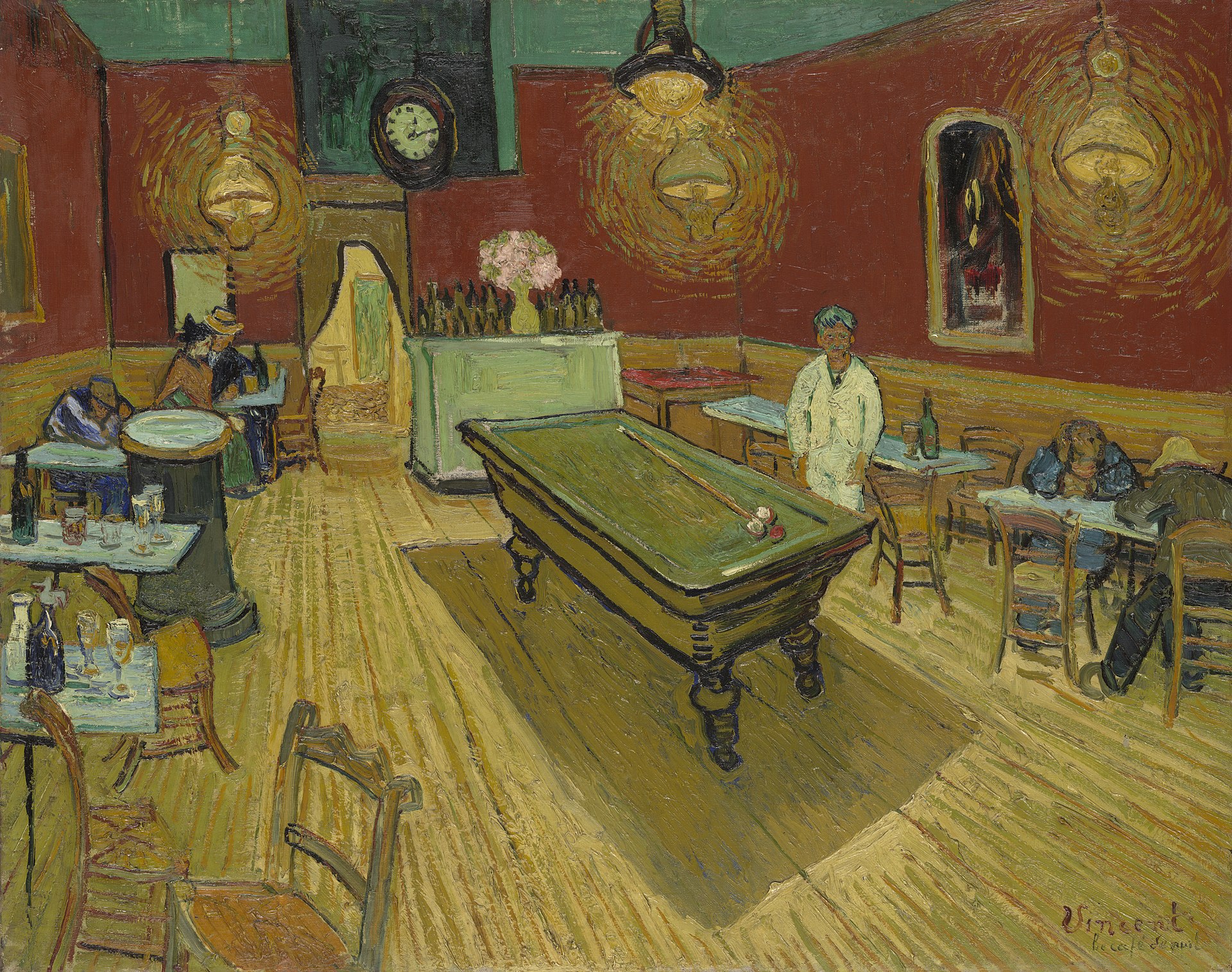 vincent van gogh, 1888, the night cafƩ