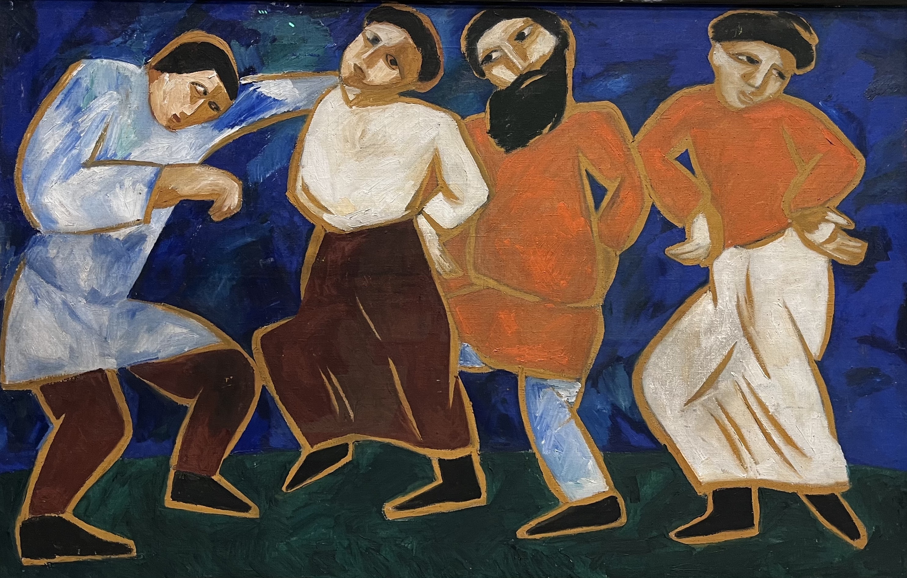 Natalia Goncharova, 1911, Peasants Dancing