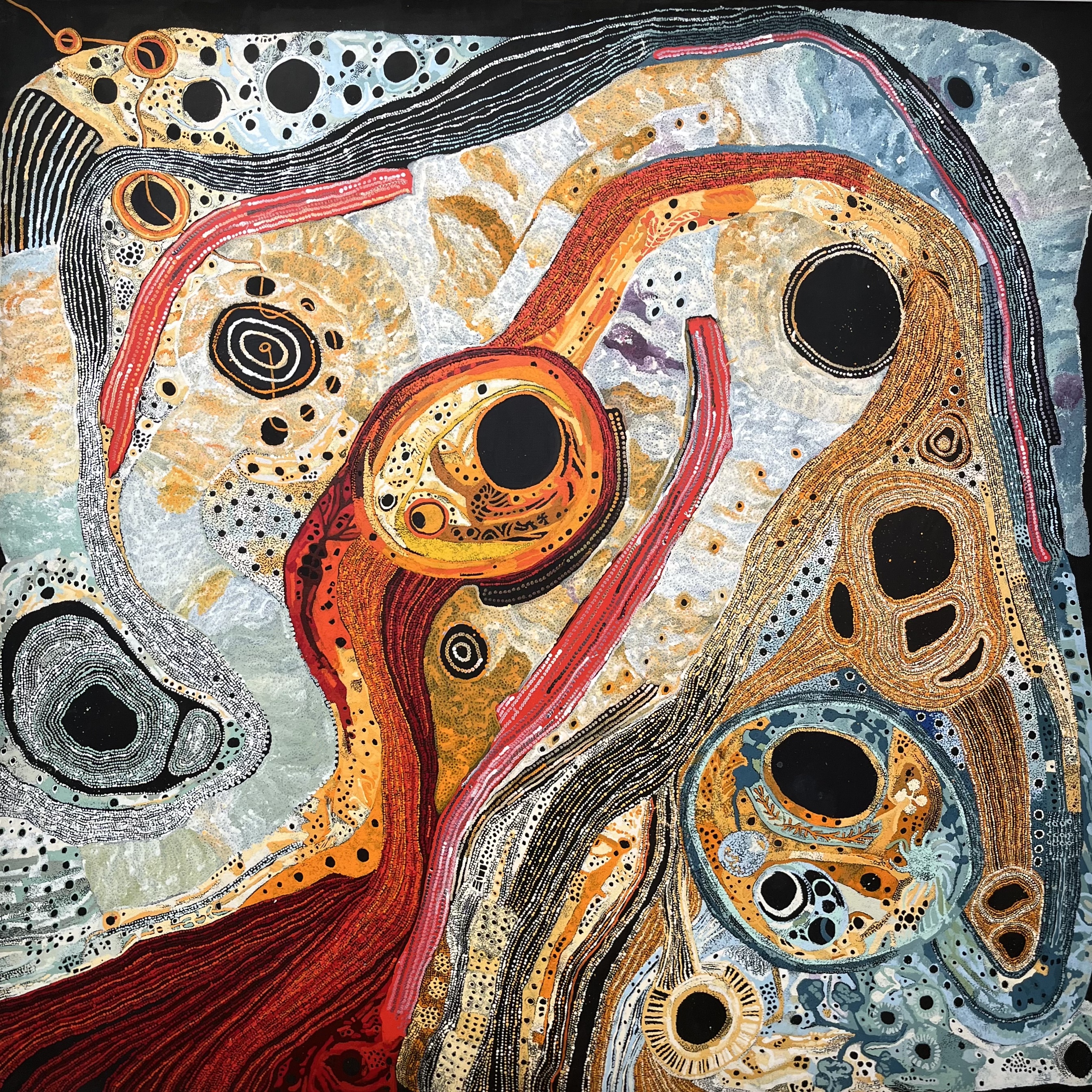 mimili minyma women's collaborative, 2022, kapi (water)